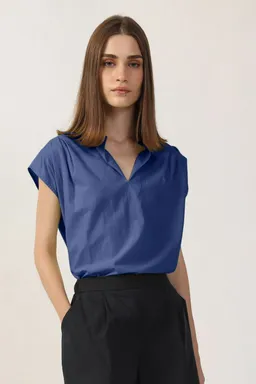 Neu Nomads Neu Nomads Damen vegan Bluse Elettra Bluejay – Produktbild 1 von 1