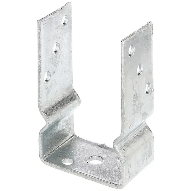 Alberts ALBERTS U-Pfostenträger, feuerverzinkt, z.Aufschrauben, BxH 91x150 mm – Produktbild 1 von 1