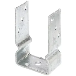 Alberts ALBERTS U-Pfostenträger, feuerverzinkt, z.Aufschrauben, BxH 91x150 mm – Produktbild 1 von 1
