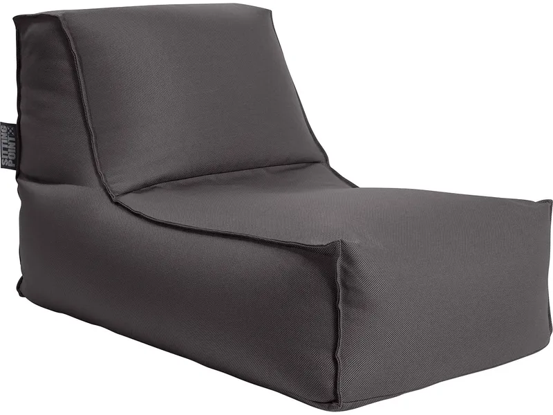 Sitzsack "Rock Korfu" outdoor, 65 x 100 x 65 cm, Anthrazit, – Produktbild 1 von 1