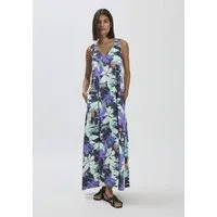 hessnatur hessnatur Print Kleid Maxi Regular aus LENZING ECOVERO – Produktbild 1 von 1
