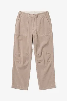 KnowledgeCotton Apparel KnowledgeCotton Apparel Damen vegan Hose Bloom Barrel Cord Hellgrau – Produktbild 1 von 1
