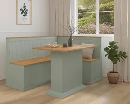OTTO home Essgruppe Sara, (2-tlg), Massivholz-Set, aus massiver Kiefer, mit Paneel-Rücken – Produktbild 1 von 1