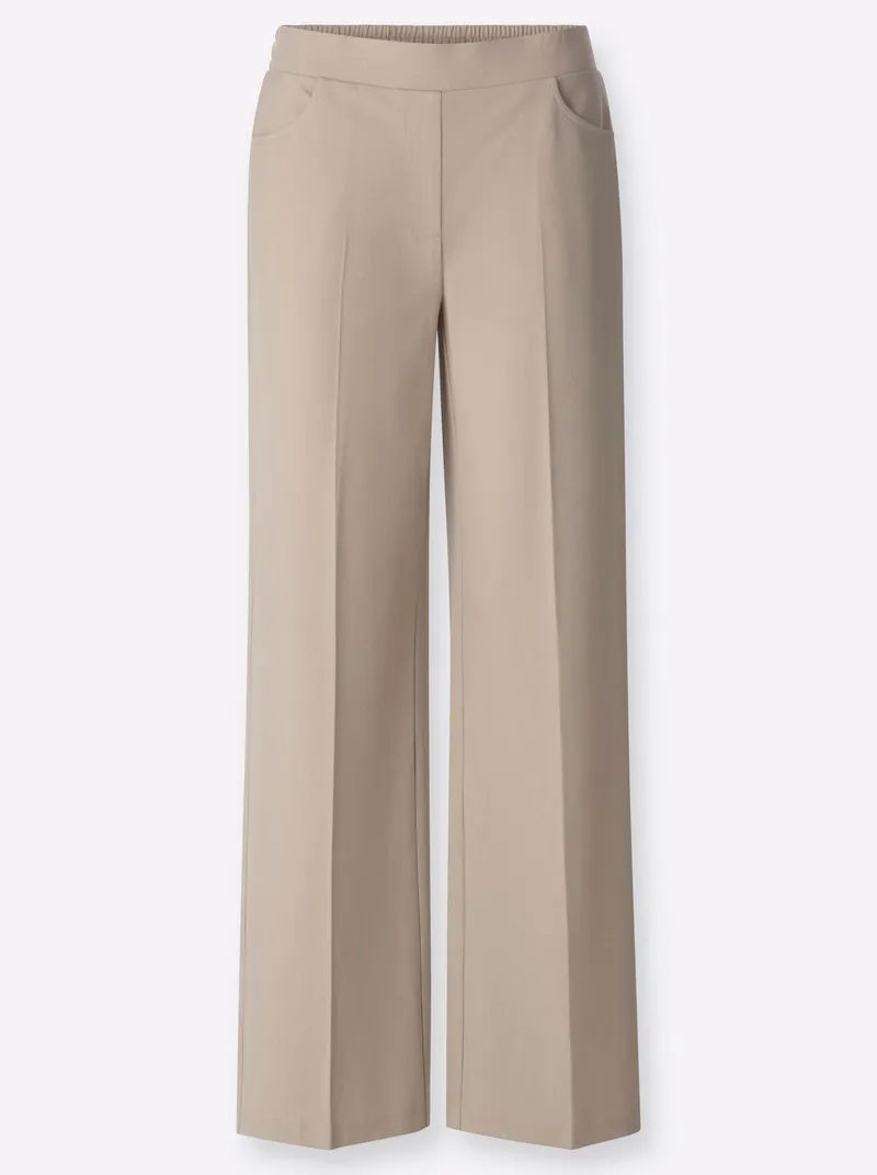 heine Hosen beige-meliert, Beige-meliert, – Produktbild 2 von 2