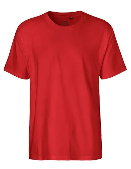 Neutral Neutral® Herren / Unisex T-Shirt von Neutral Bio Baumwolle Stabiler dicker Stoff, Rot, – Produktbild 2 von 4