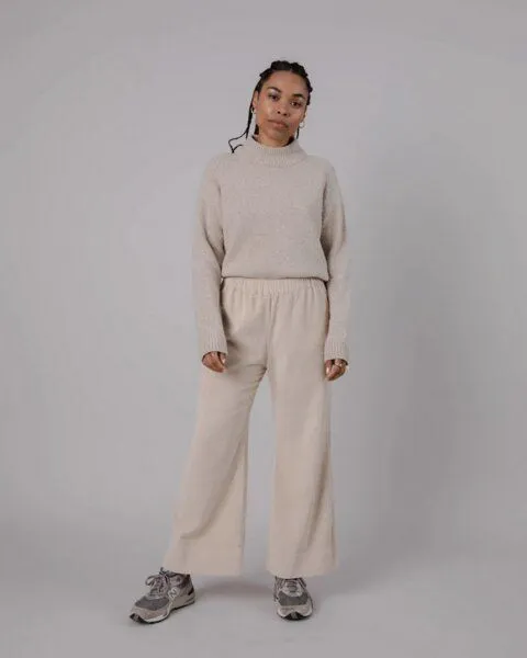 Brava Fabrics Brava Fabrics Perkins Wool Cropped Sweater Beige – Produktbild 3 von 4