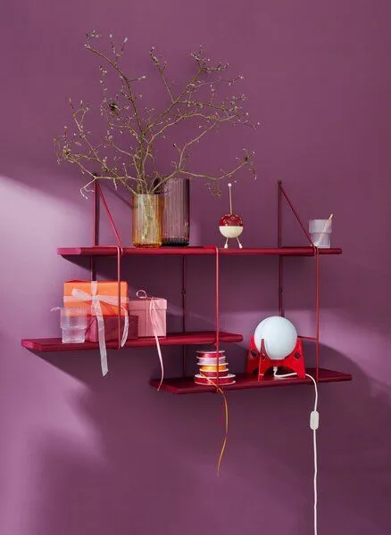 Hausen Hausen Wandregal SHRINK shelf berry, Rose, – Produktbild 3 von 4