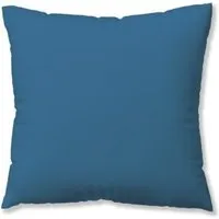 Schlafgut Schlafgut Kissenbezug Knitted Jersey - 95% Biobaumwolle, 5% Elasthan - uni, Blue mid, – Produktbild 1 von 1