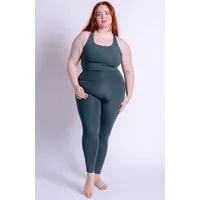 Girlfriend Collective Girlfriend Collective Damen vegan Leggings High Rise Moosgrün, Grün, – Produktbild 1 von 1
