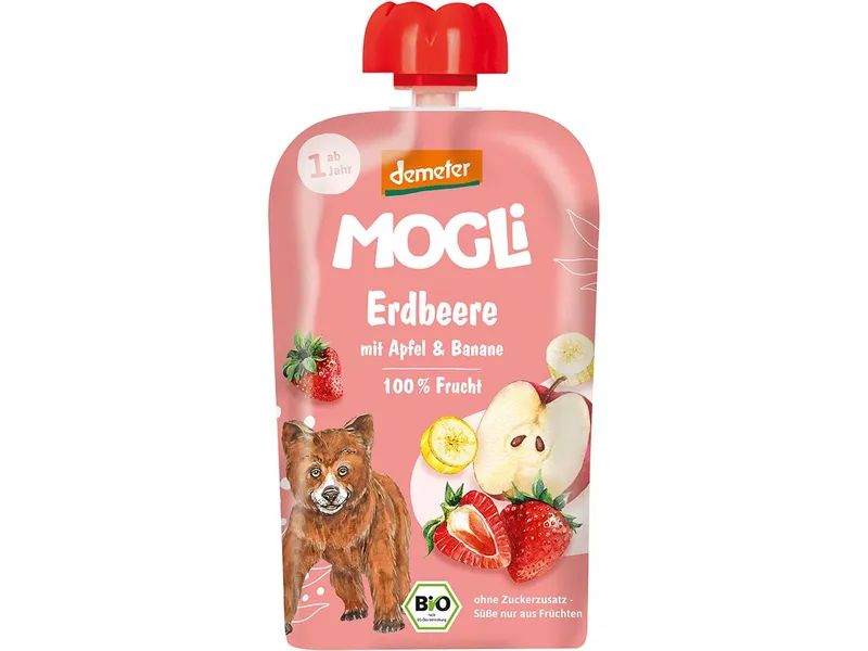 MOGLi MOGLi Bio-Quetschie "Erdbeere", 100 g – Produktbild 1 von 1