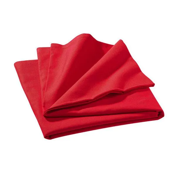 weltPartner weltPartner Fairtrade Tischdecke, 135 x 135 cm, Biobaumwolle, Rot, – Produktbild 1 von 2