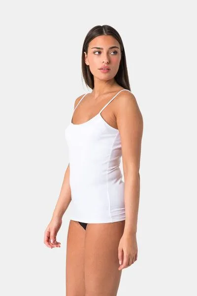 Elsie Elsie Unterhemden Damen 3er Set Spaghetti Top - Tank Top mit Stretch, Schwarz, – Produktbild 4 von 4