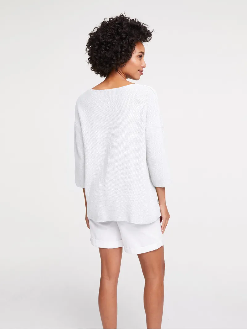 heine Strickpullover weiß, Weiß, – Produktbild 3 von 3
