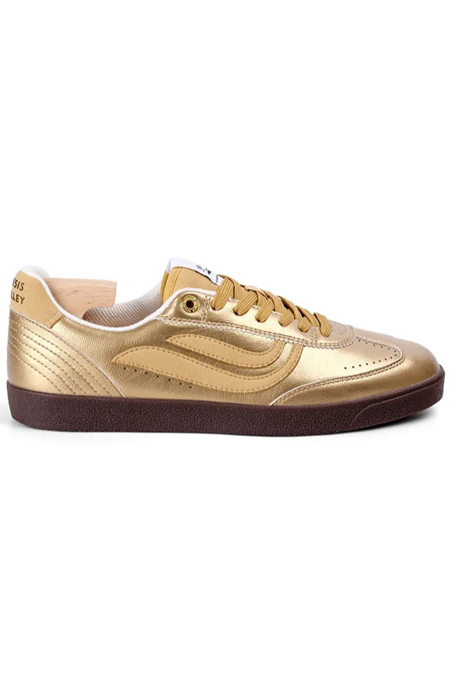 Genesis Genesis Damen vegan Sneaker G-Volley Metallic Gold, Gold, – Produktbild 2 von 2