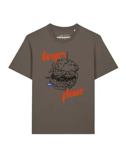 watapparel watapparel T-Shirt Unisex Burger please – Produktbild 1 von 1