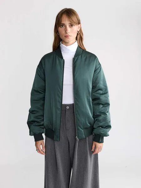 Yahmo Yahmo Grete gefütterte Wendejacke, Shadow/petrol, – Produktbild 2 von 4