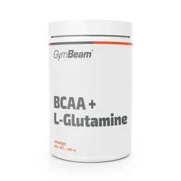 GymBeam GymBeam BCAA + L-Glutamin 480 g Orange – Produktbild 1 von 1