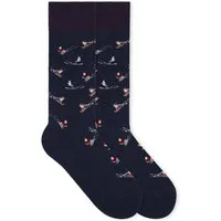 von Jungfeld VON JUNGFELD Bio-Socken 'Slalom 2', oxford blue, Gr. 39/42 – Produktbild 1 von 1
