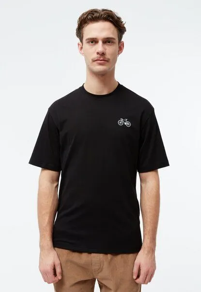 Givn Berlin Givn Berlin T-Shirt GBLASSE (BIKE PARTS) aus Bio-Baumwoll Jersey mit Print, Black, – Produktbild 1 von 4