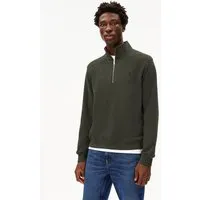 ARMEDANGELS ARMEDANGELS WAARLO FLEECE Herren Sweatshirt aus Bio-Baumwolle, Forest pine, – Produktbild 1 von 1