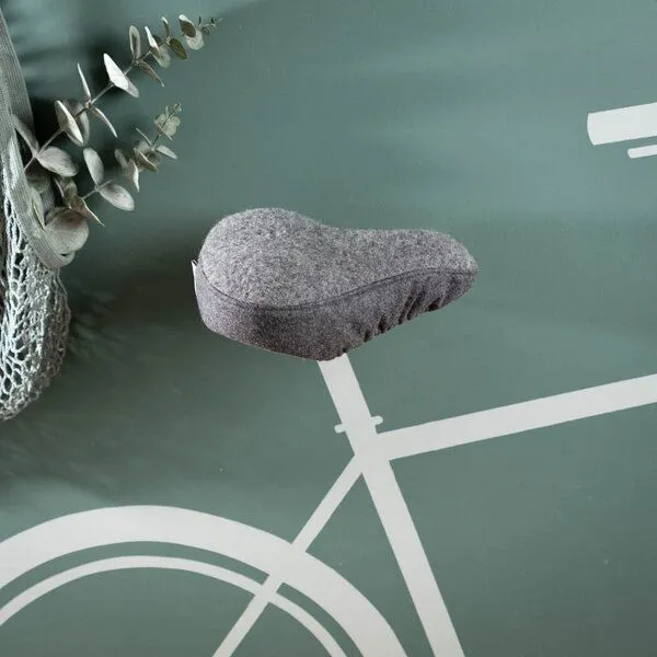 nahtur-design nahtur-design Sattelbezug aus Loden | Sitzheizung für Dein Fahrrad, Anthrazit_02, – Produktbild 1 von 5