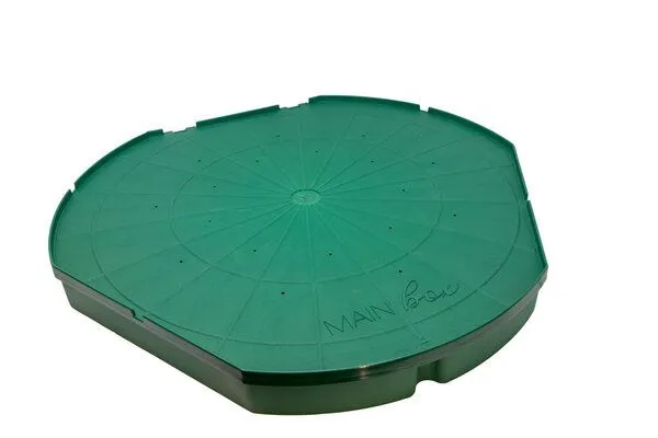 reMAIN reMAIN MAINbox - 5 St. Mehrweg Pizzakarton aus Recyclingmaterial, Grün, – Produktbild 3 von 4