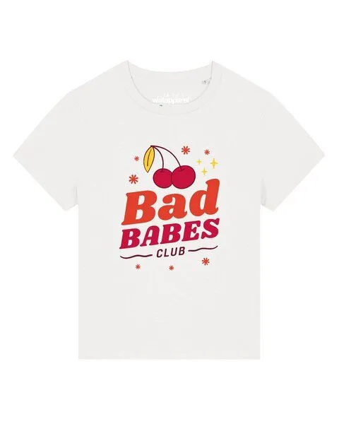 watapparel watapparel T-Shirt Frauen Bad babes club, Off white, – Produktbild 1 von 2