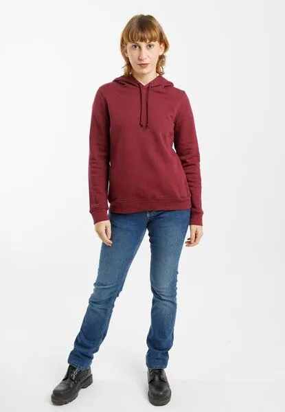 TORLAND TORLAND Damen Hoodie DANI, Rot (burgundy), – Produktbild 3 von 4