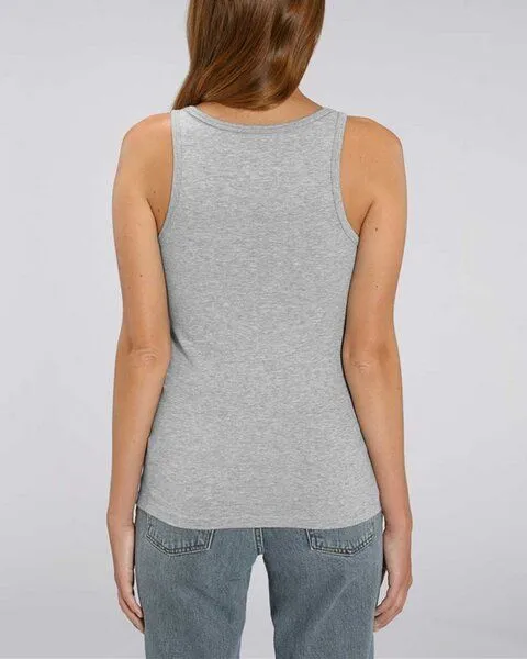 YTWOO YTWOO Damen Top aus Bio Baumwolle, nachhaltig & fair, viele Farben meliert, Grau, – Produktbild 3 von 4