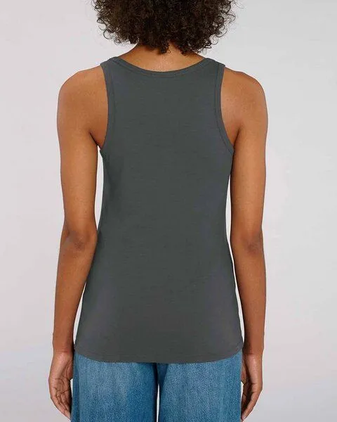 YTWOO YTWOO Damen Top aus Bio Baumwolle, nachhaltig & fair, viele Farben, Anthrazit, – Produktbild 4 von 4