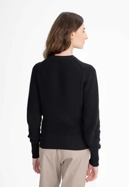 MELA MELA Damen vegan Strickpullover Gauri Schwarz – Produktbild 1 von 1