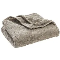 Disana Disana Woll-Babydecke Ajour Strickdecke kbT Wolle, Grau, – Produktbild 1 von 1