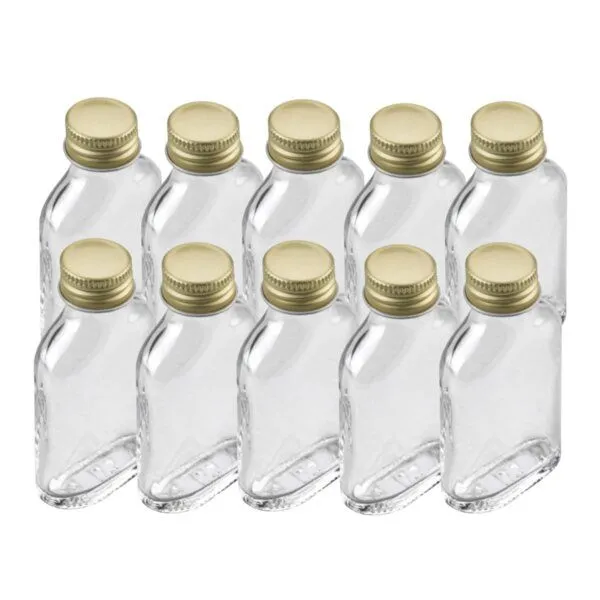 mikken mikken Taschenflaschen 20 ml Flachmann Set mit Trichter – Produktbild 2 von 5