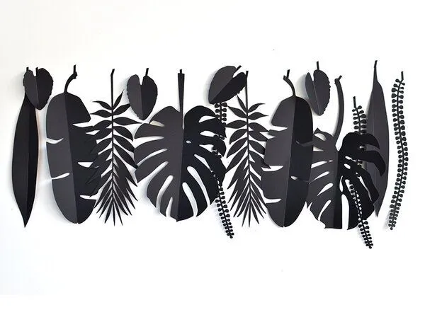 renna deluxe renna deluxe Dschungel Tropen Blätter für die Wand, Grün, – Produktbild 3 von 4