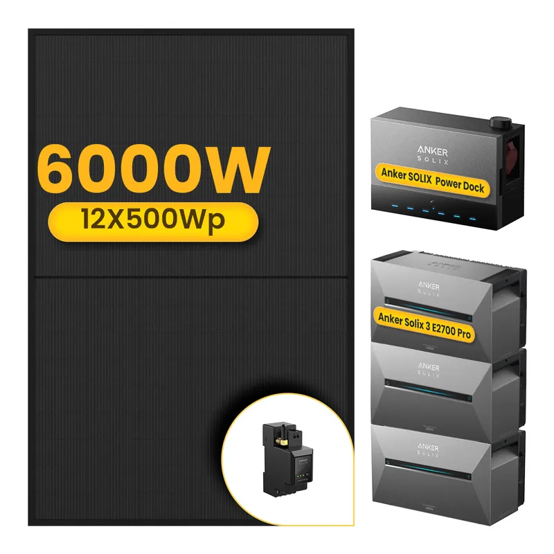 Anker 3x Anker Solarbank 3 E2700 Pro mit Power Dock Multisystem, mit 12 x 500 Bifaziale Solarmodule, by Powerness - 1x Smart Meter / Selbstabholung – Produktbild 1 von 1