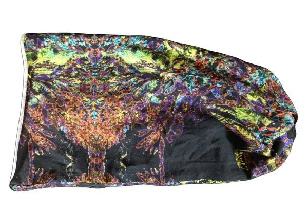 liebewicht liebewicht Multifunktions Loop Schlauchschal Mufutu schwarz neon bio – Produktbild 7 von 7
