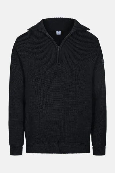 Hanseheld Troyer Hanseheld Merino GOTS Organic kbT Strickpullover Wolle, Schwarz, – Produktbild 1 von 4