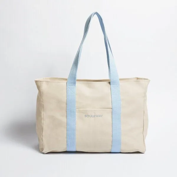 Souleway Souleway Yoga Tote, Sand/blue, – Produktbild 1 von 4