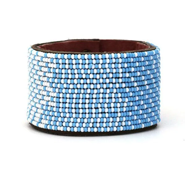 Swahili Coast Swahili Coast Perlenarmband & Armreif - OMBRE, Blau, – Produktbild 2 von 3