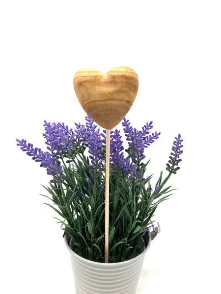 Olivenholz erleben Olivenholz erleben Blumenstecker aus Olivenholz – Produktbild 1 von 2