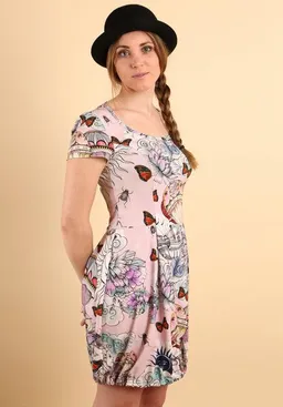 Die rote Zora Die rote Zora Ballon Kleid Zeppelin – Produktbild 1 von 1