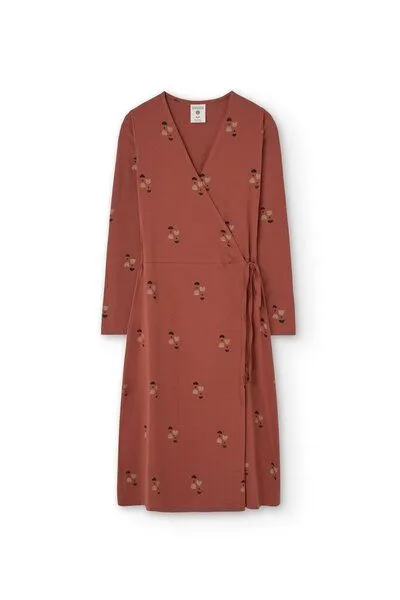 TIRALAHILACHA TIRALAHILACHA Gemma crossover dress, Rot, – Produktbild 4 von 4