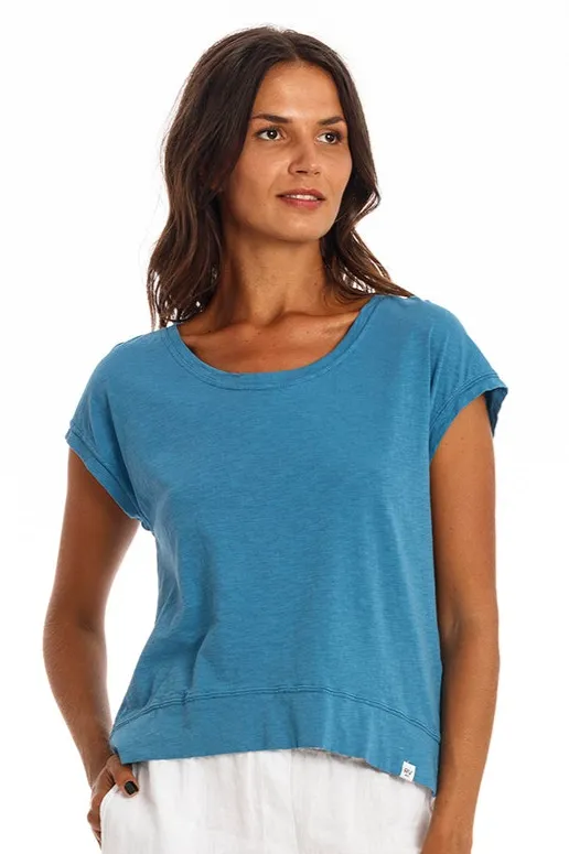 RAVENS VIEW IBIZA RAVENS VIEW IBIZA Damen vegan T-Shirt Ivy Maui Blau, Blau, – Produktbild 2 von 2