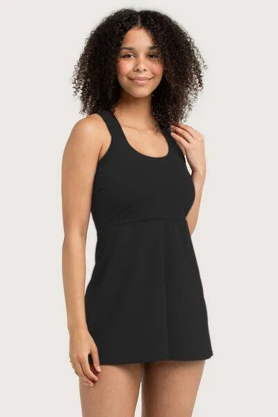 Frija Omina Frija Omina Recycling Badekleid / Tankini Mare uni, Schwarz, – Produktbild 2 von 3