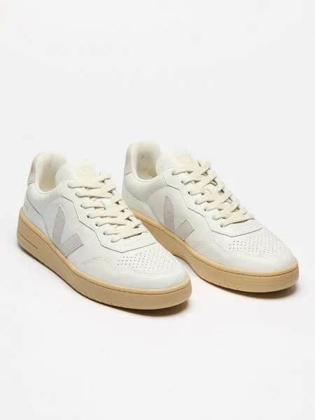 Veja Veja Sneaker Herren - V-90, Extra white light grey natural, – Produktbild 2 von 3