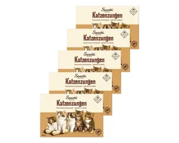 Sarotti Sarotti Schokolade, Sarotti Katzenzungen Weiße und Vollmilchschokolade 100g 5er Pack – Produktbild 1 von 1