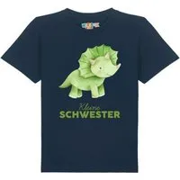 watabout kids watabout.kids T-Shirt Kinder Dinosaurier 01 Kleine Schwester, French navy, – Produktbild 1 von 1