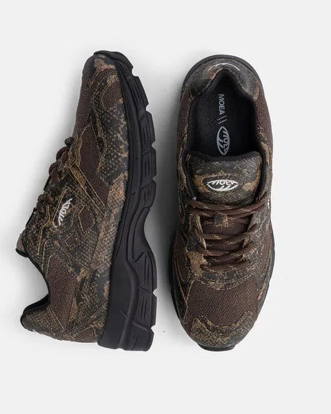 MoEa MoEa Sneakers Rush - Snake - Palm, Brown, – Produktbild 4 von 6