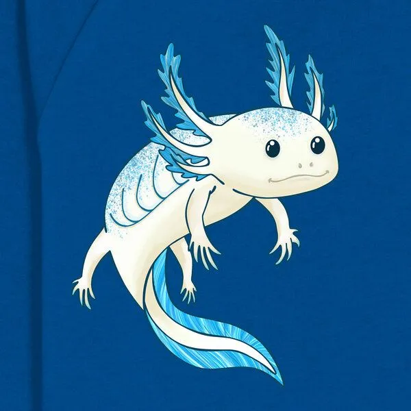 Spangeltangel Spangeltangel Kinder-Sweatshirt "Axolotl", Blau, – Produktbild 2 von 3