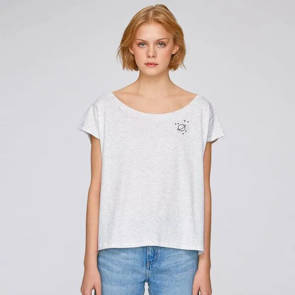 Gary Mash GARY MASH Cropped Shirt Atmosphere aus Biobaumwolle, Hellgrau, – Produktbild 2 von 4